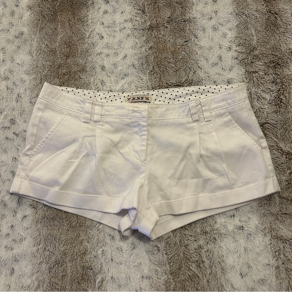 Forever 21 low Waist White Shorts